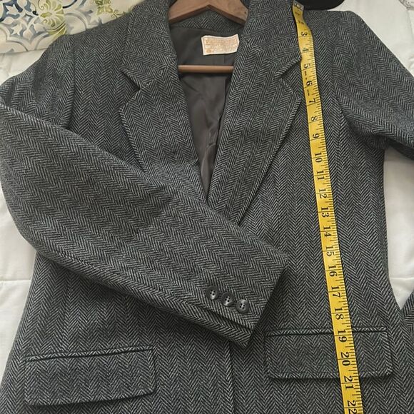 Pendleton 100% Pure Virgin Wool Single Button Blazer, Size 10 - Picture 11 of 12